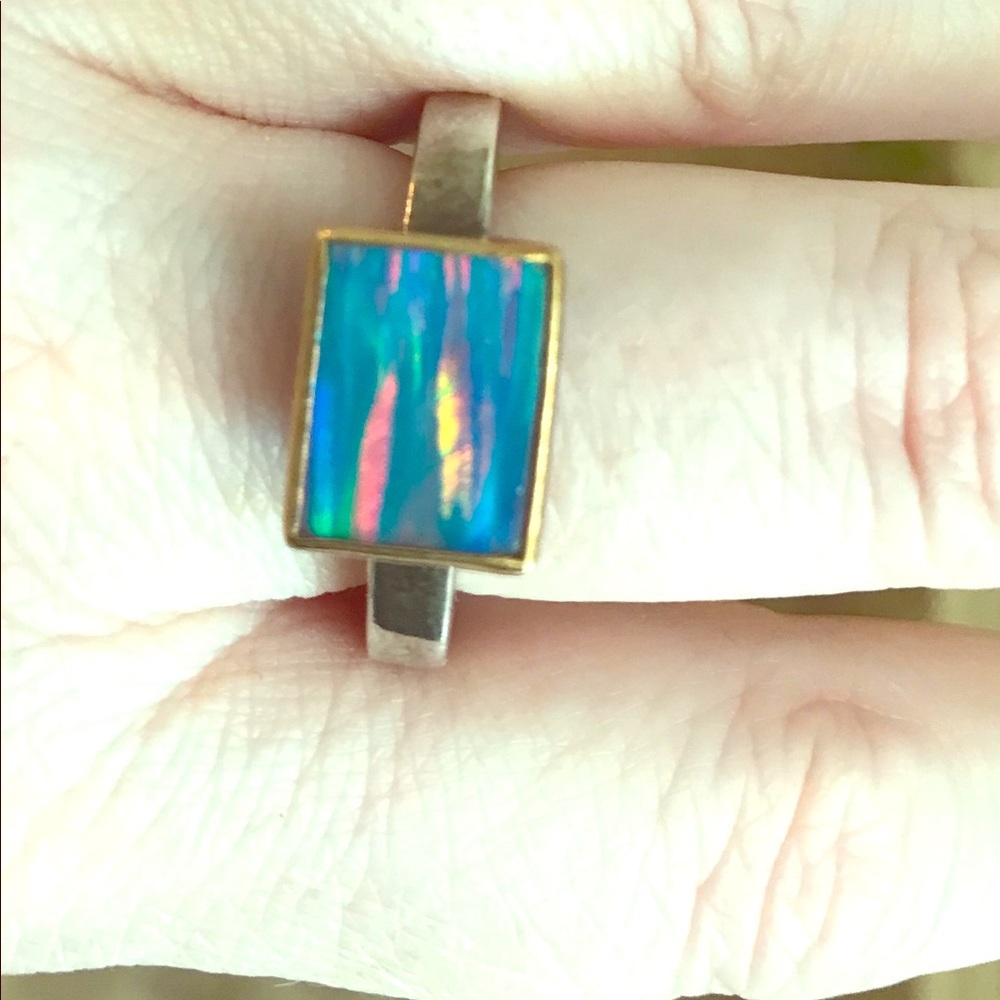Sterling gold ring